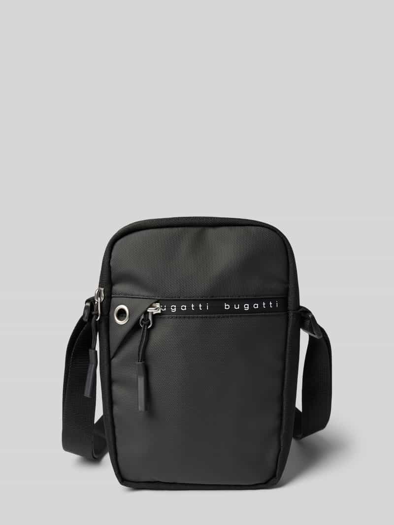 Bugatti Crossbodytas met labelprint model 'Blanc'