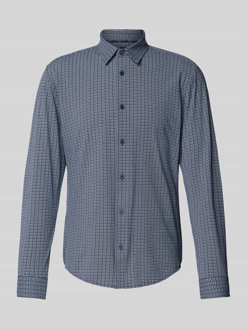 Boss Slim fit vrijetijdsoverhemd met kentkraag model 'Roan'
