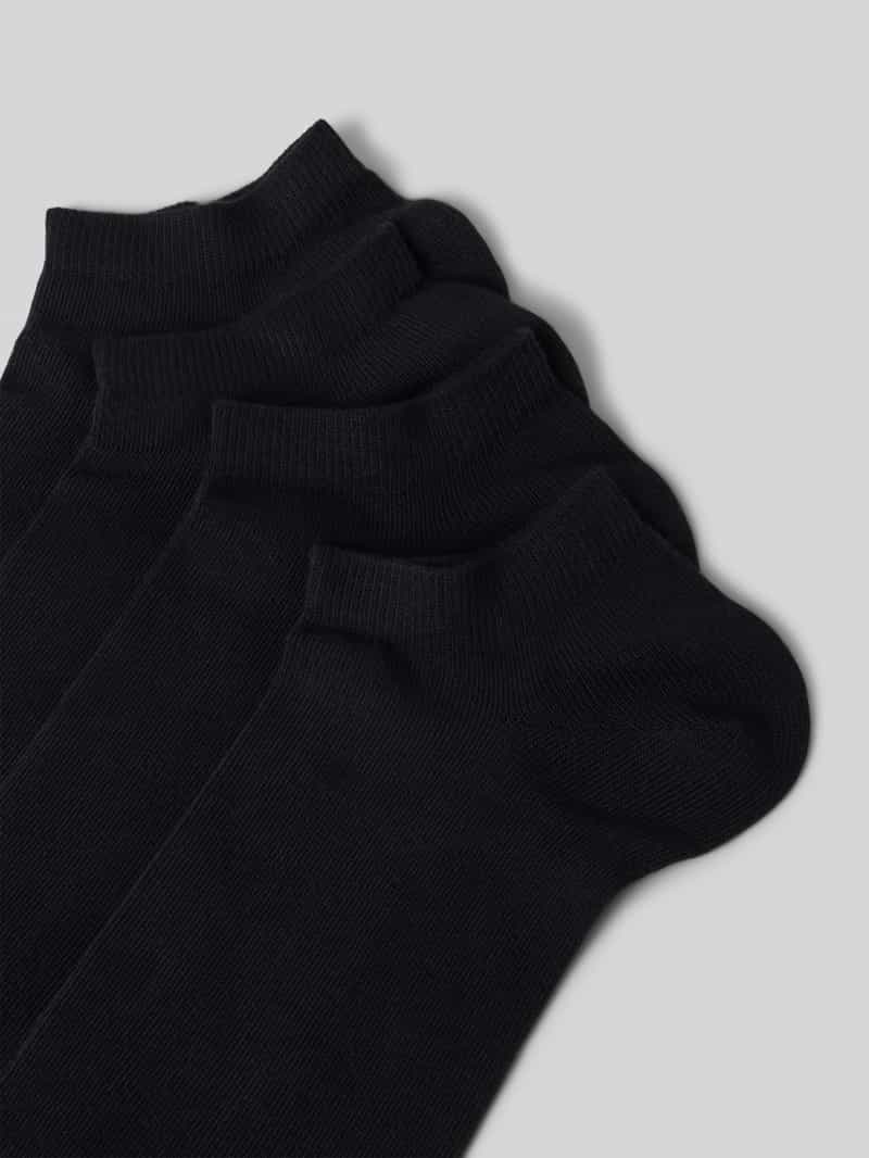 Boss Sneakersokken met logostitching in een set van 4 paar
