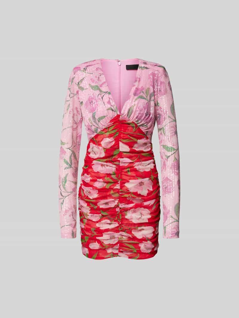 Mini-jurk met all-over motief