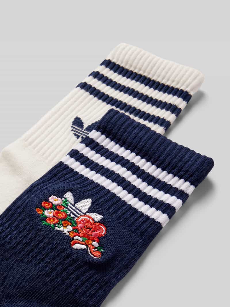 adidas Originals Sokken met labeldetail in een set van 2 paar model 'NELSON'