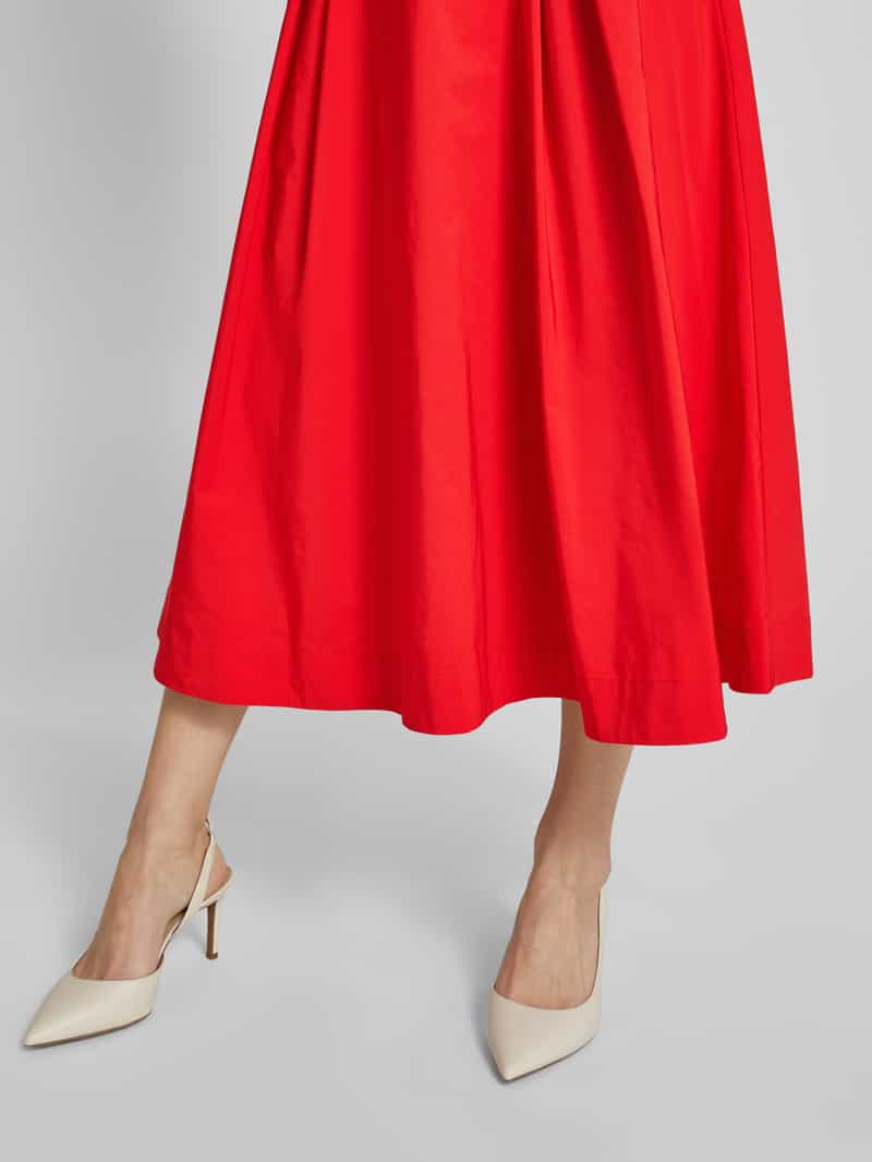 Essentiel Antwerp Midirok met stolpplooien model 'Hosanna'