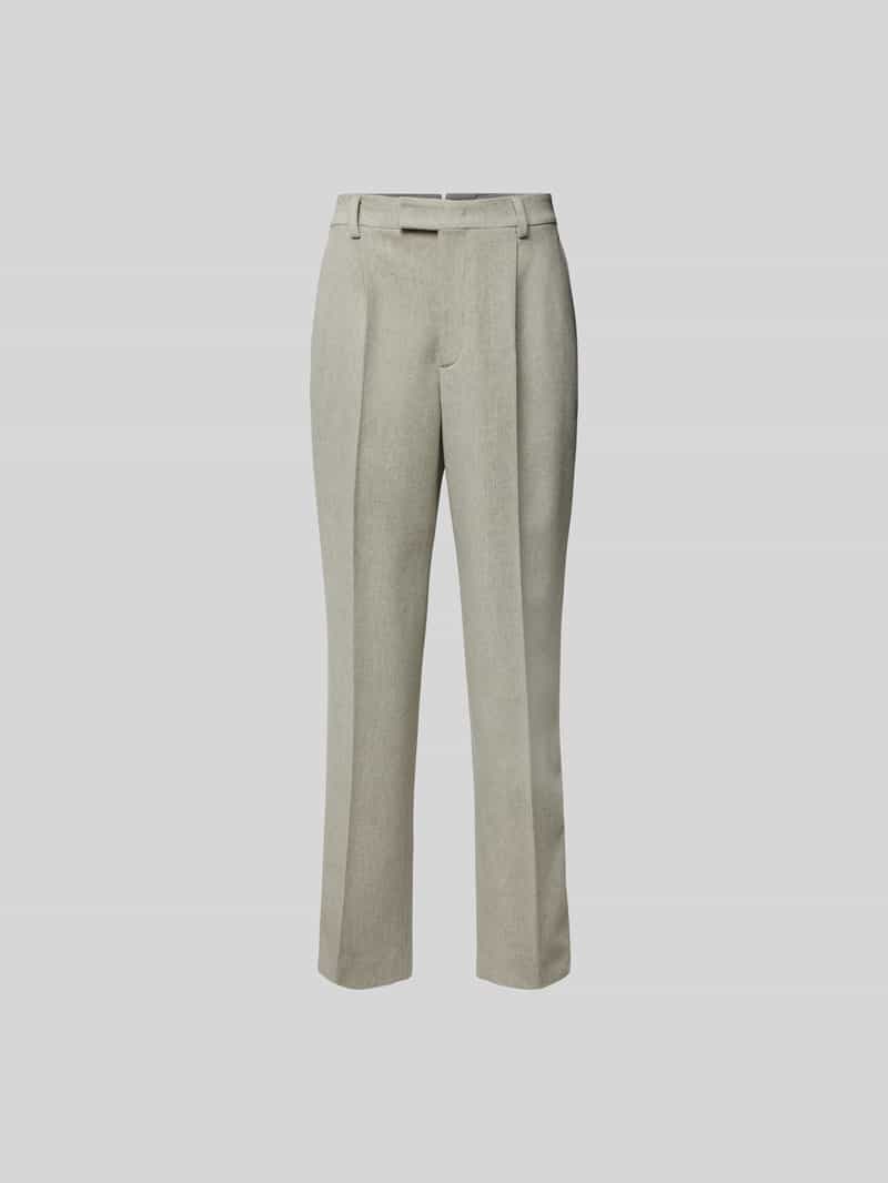 Regular fit pantalon met persplooien