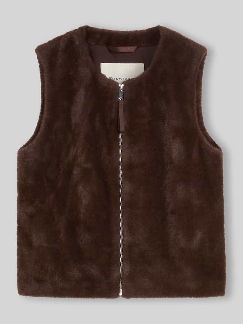 Regular fit bodywarmer met ritssluiting