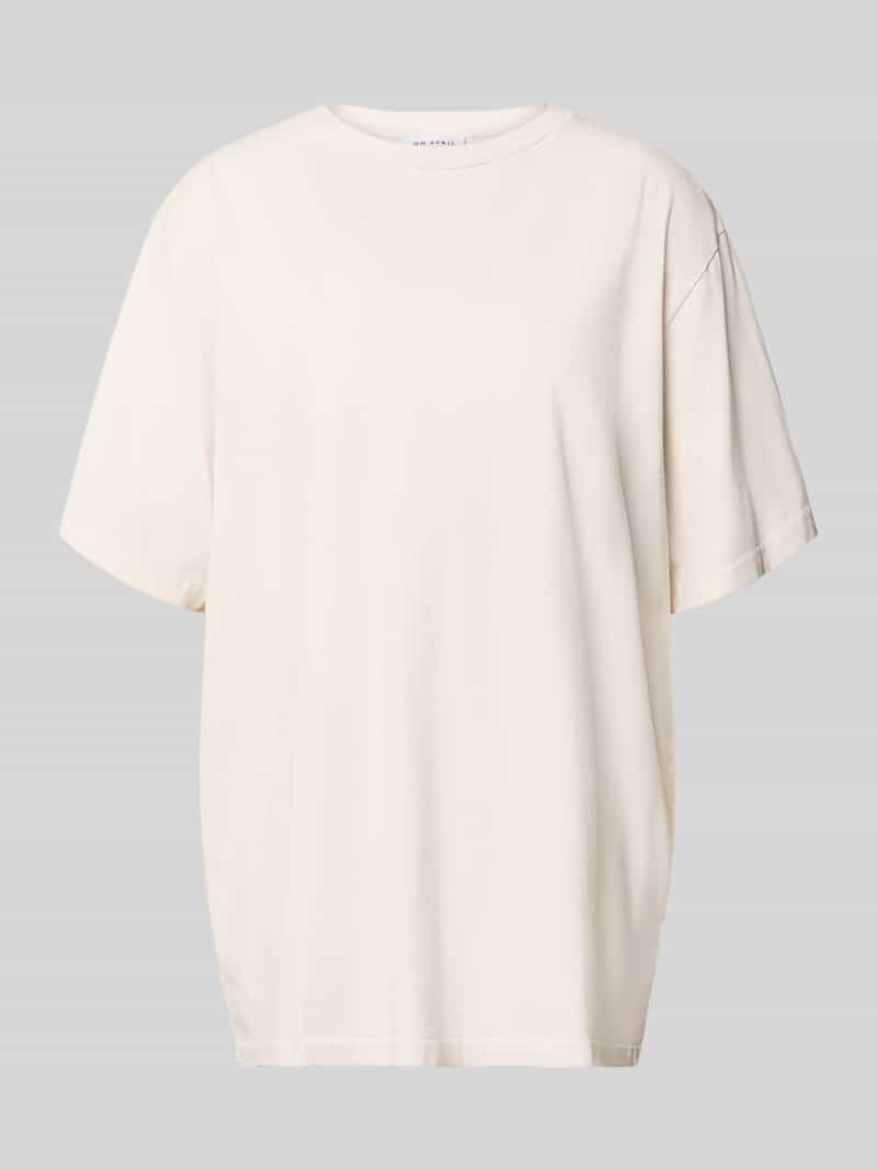 Oversized T-shirt met Labelstitching