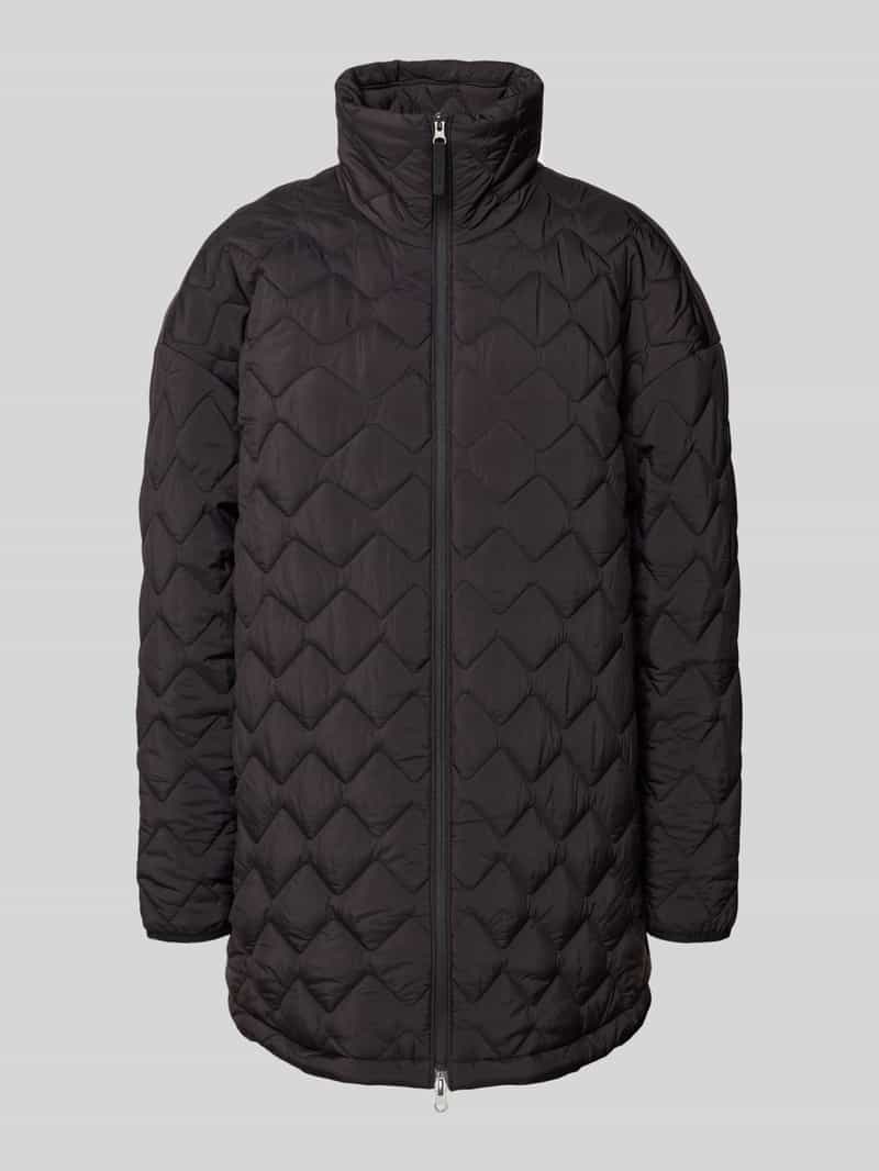 Didriksons Parka met doorgestikte naden en opstaande kraag model 'NIMA'