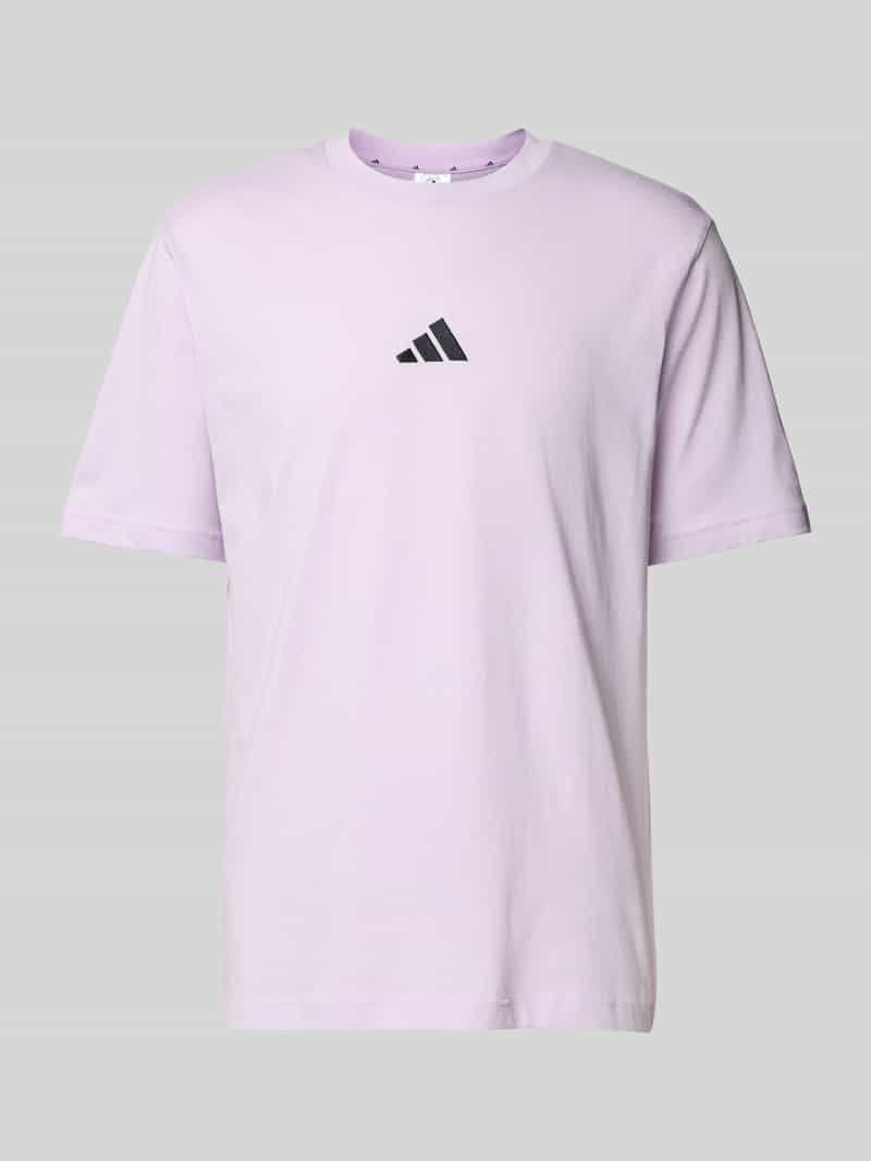 ADIDAS SPORTSWEAR T-shirt met labelstitching en ronde hals