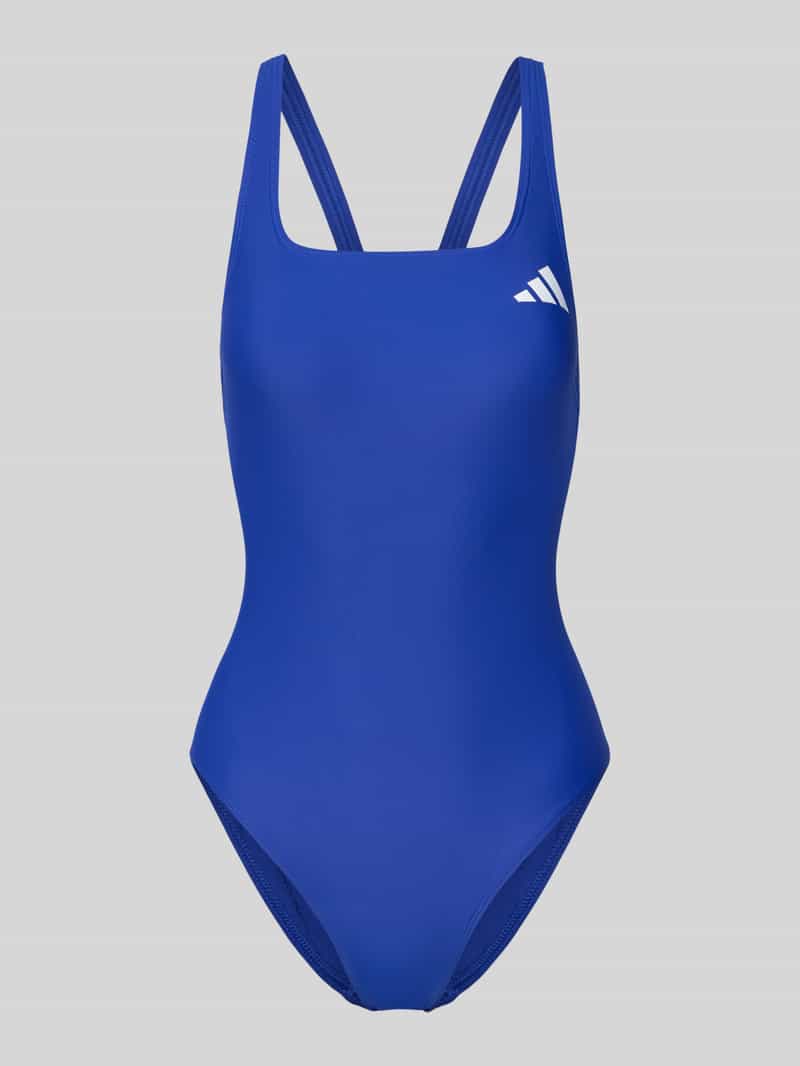 Slim fit sportbadpak met logoprint