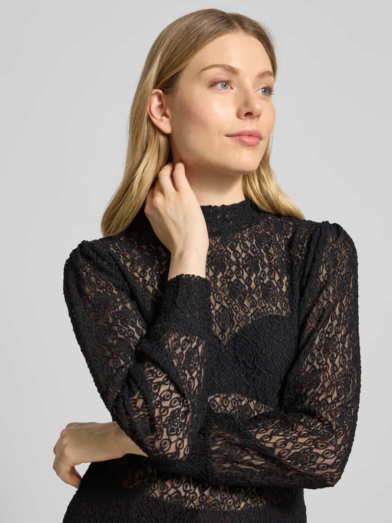 Christian Berg Woman Blouse in semi-transparant design