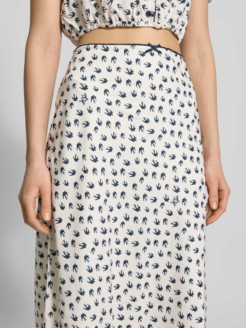 Tommy Jeans Midirok met sierstrik