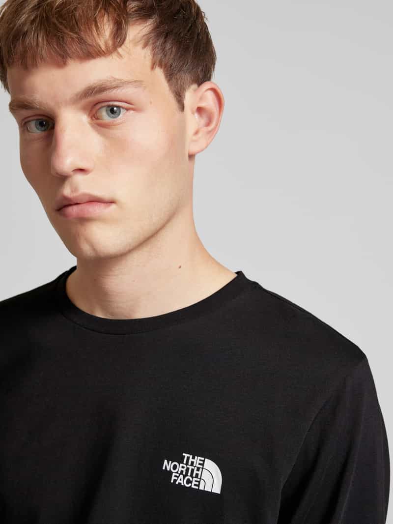 The North Face Shirt met lange mouwen en labelprint