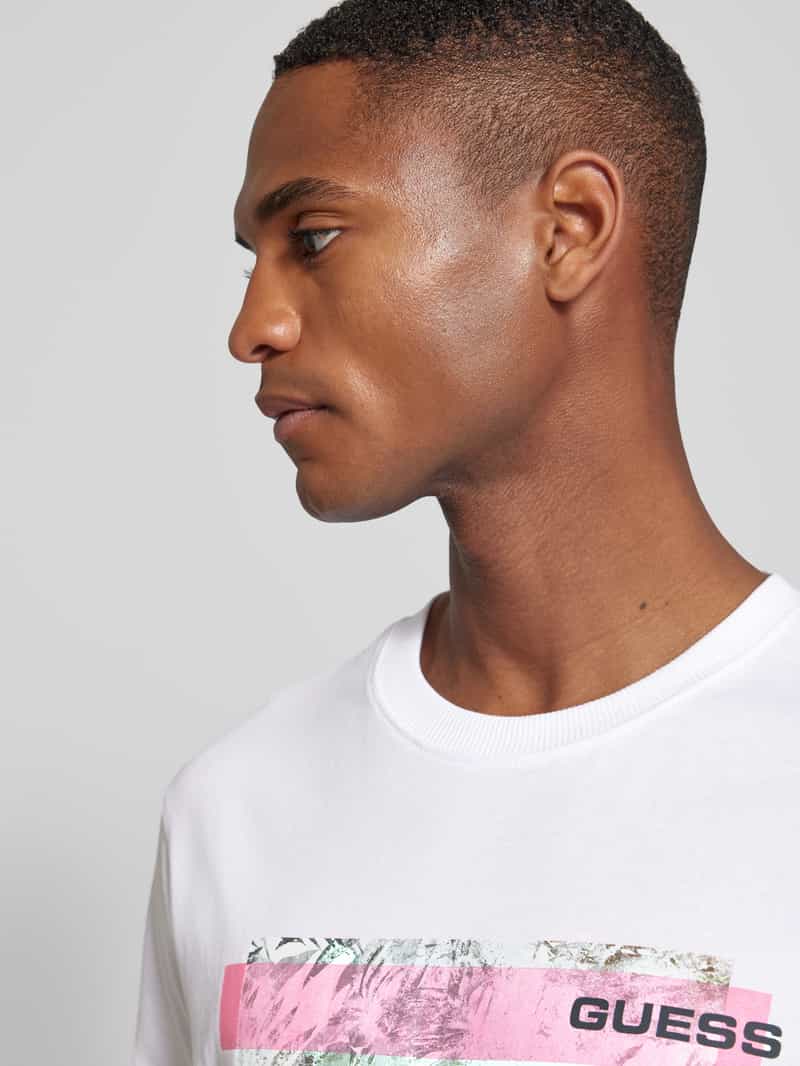 Guess T-shirt met labelprint
