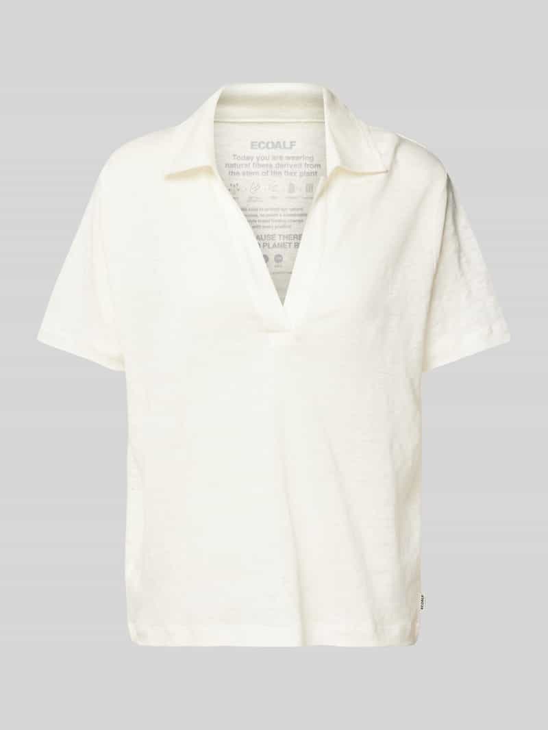 ECOALF T-shirt met resortkraag model 'TROMS'