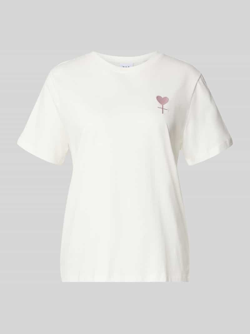 Vila T-shirt met ronde hals model 'SYBIL EMPOWERMENT'
