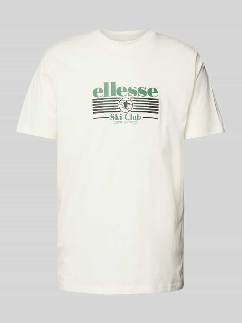 Ellesse T-shirt met labelprint, model 'ELIESCA'