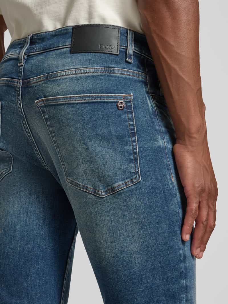 Boss Orange Slim fit jeans van katoenmix model 'DELAWARE'