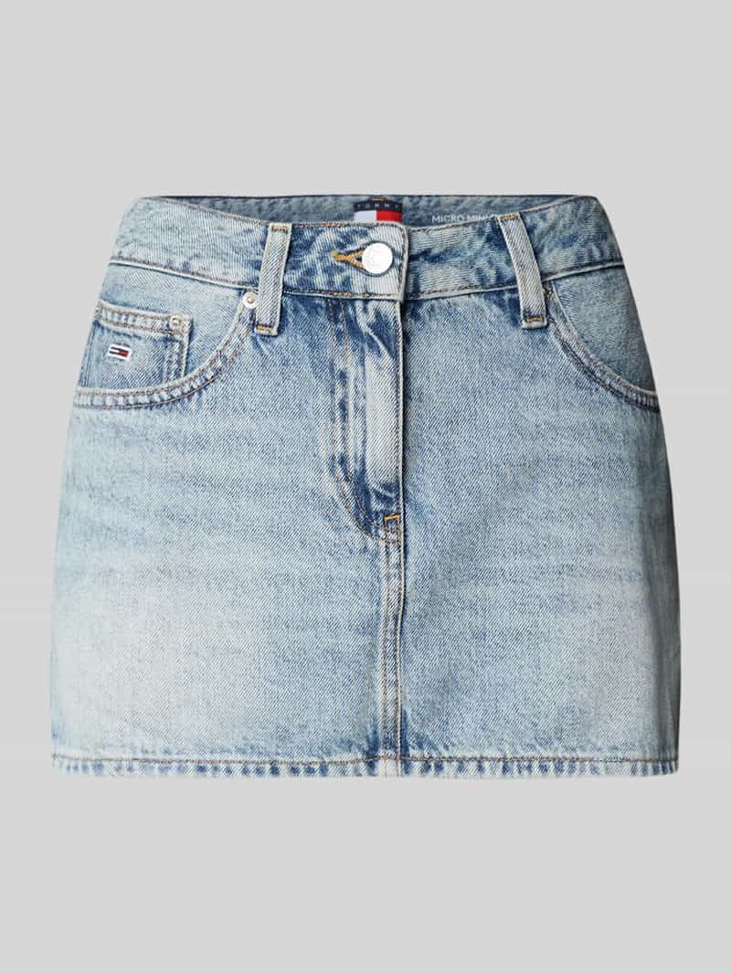 Tommy Jeans Micro-mini-jeansrok van een mix van katoen en lyocell