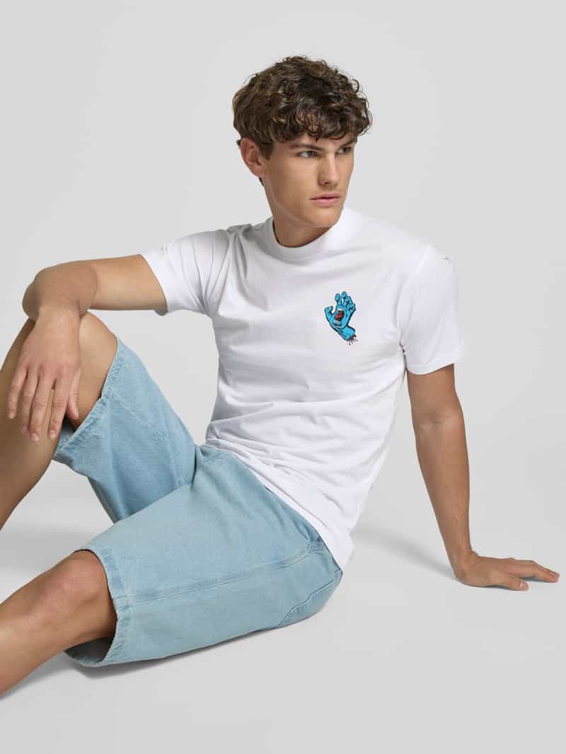 Santa Cruz T-shirt met labelprint