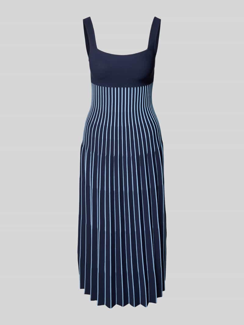 Staud Midi-jurk met plissévouwen model 'ELLISON'