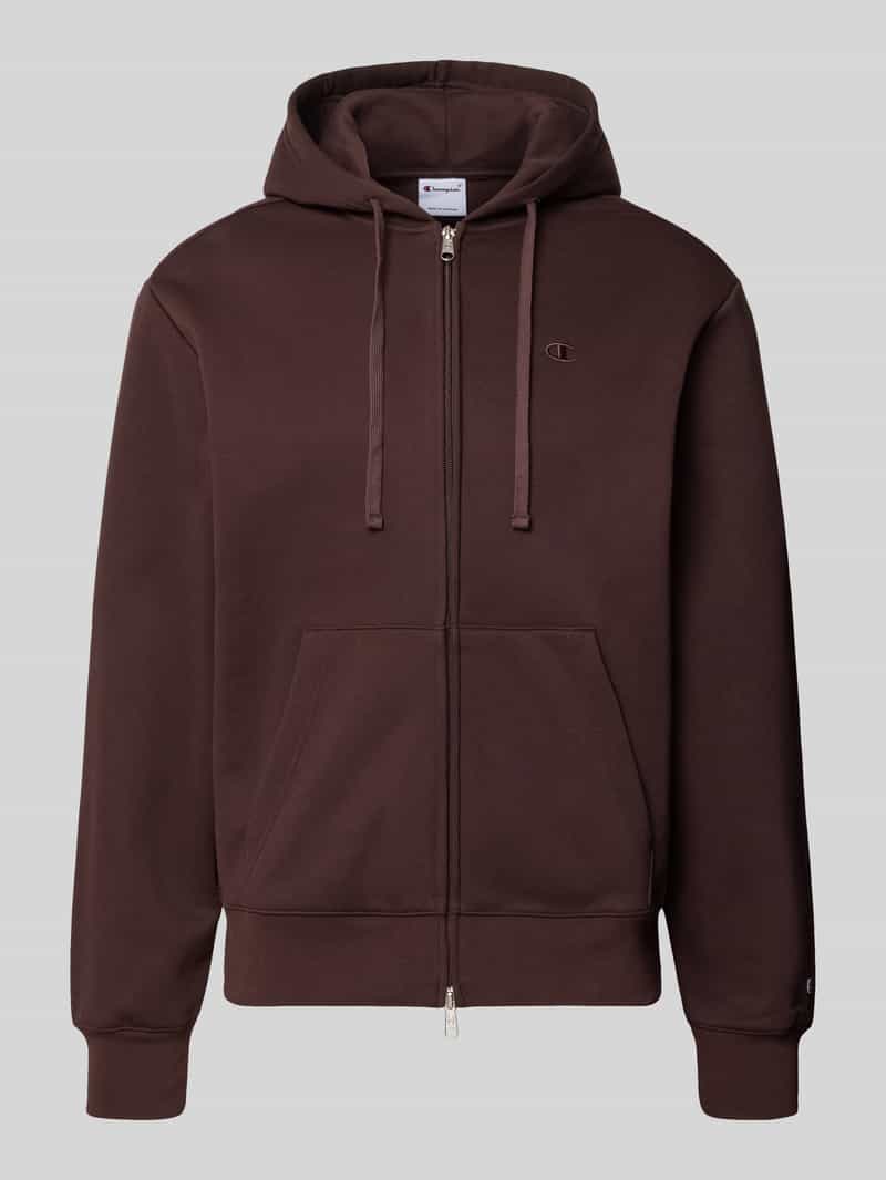 Champion Sweatjack met labelstiksel en kangoeroezak