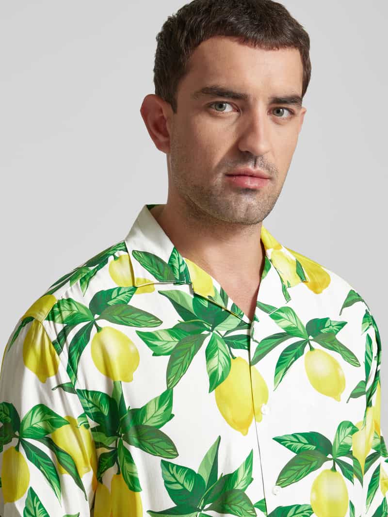 MCNEAL Regular fit vrijetijdsoverhemd met all-over print