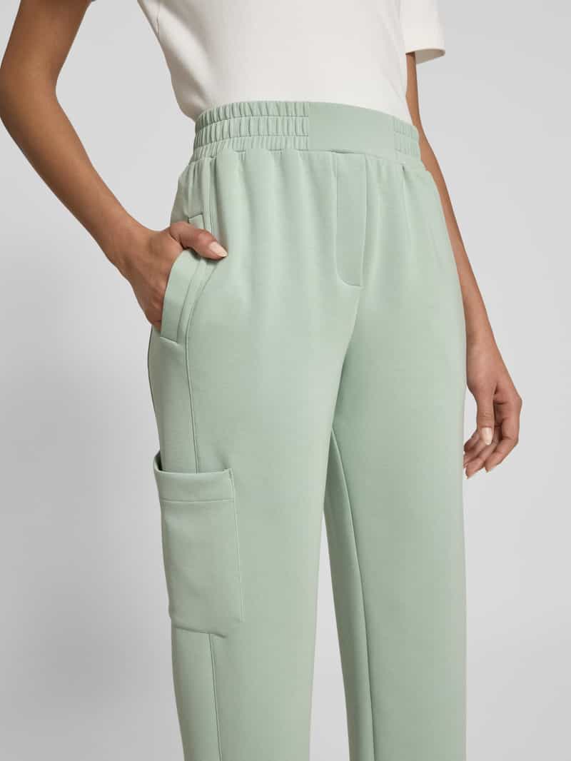 Christian Berg Woman Relaxed fit sweatpants met cargozak