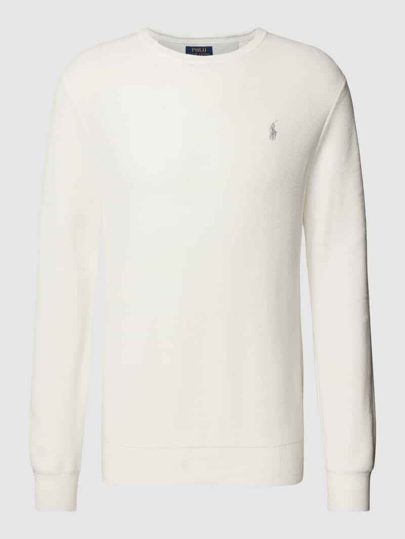 Polo Ralph Lauren Pullover met structuurmotief en labelstitching