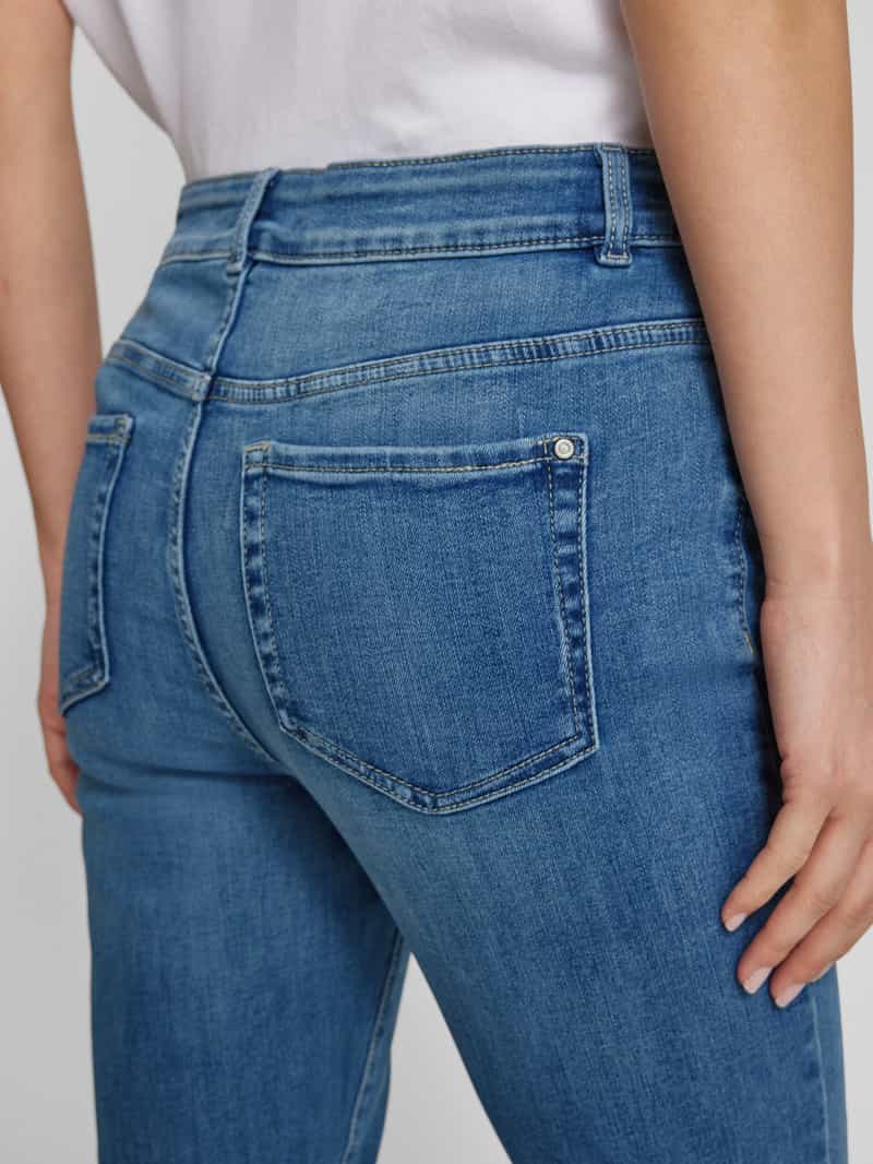 Christian Berg Woman Bootcut jeans met riemlussen