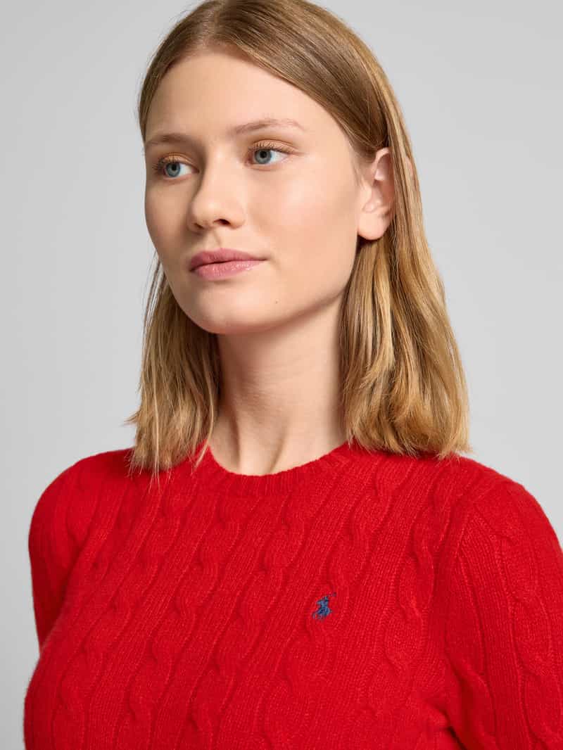 Polo Ralph Lauren Pullover met kabelpatroon model 'JULIANNA'