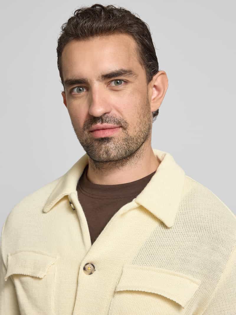 Manuel Ritz Overhemdjack met knoopsluiting