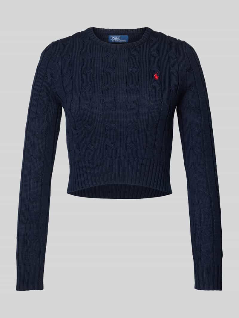 Polo Ralph Lauren Korte gebreide pullover met ribboorden