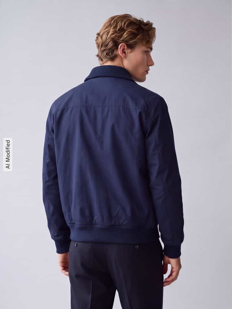 Jake*s Studio Men Bomberjack met pettorenzakken model 'MARCIN' met pettorenzakken