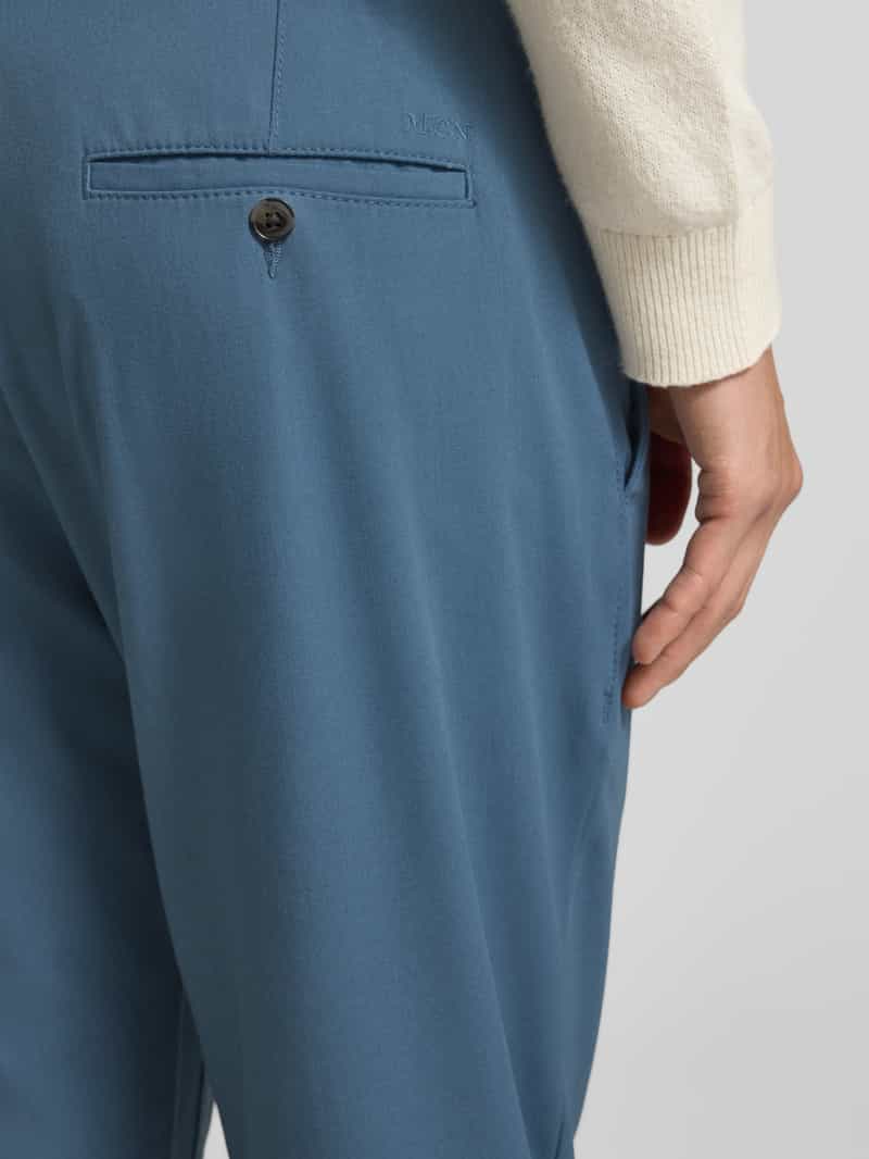 MCNEAL tapered fit stoffen broek met elastische band