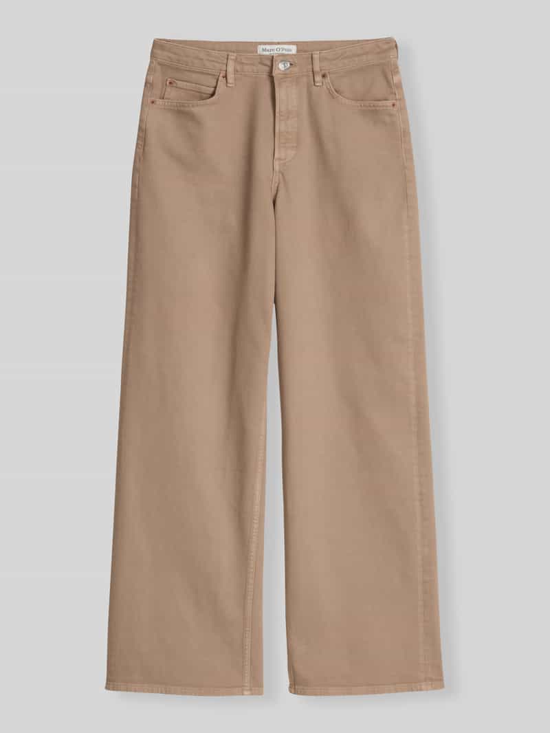 wide leg broek van katoenmix model 'TOLVA'