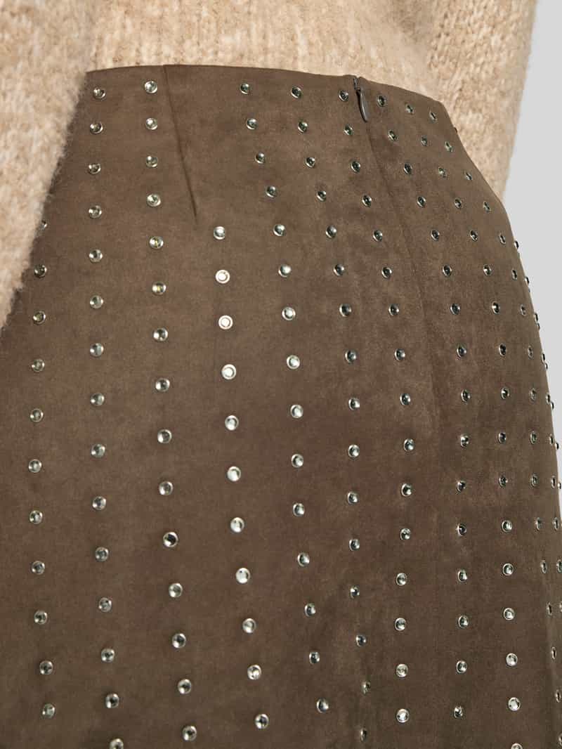 Jake*s Casual Minirok met siersteentjes