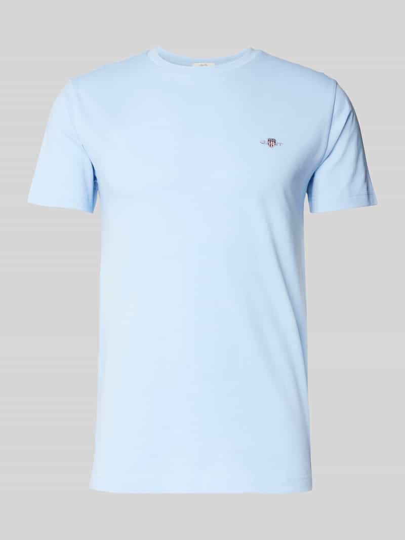 Gant Slim fit T-shirt met labelstitching