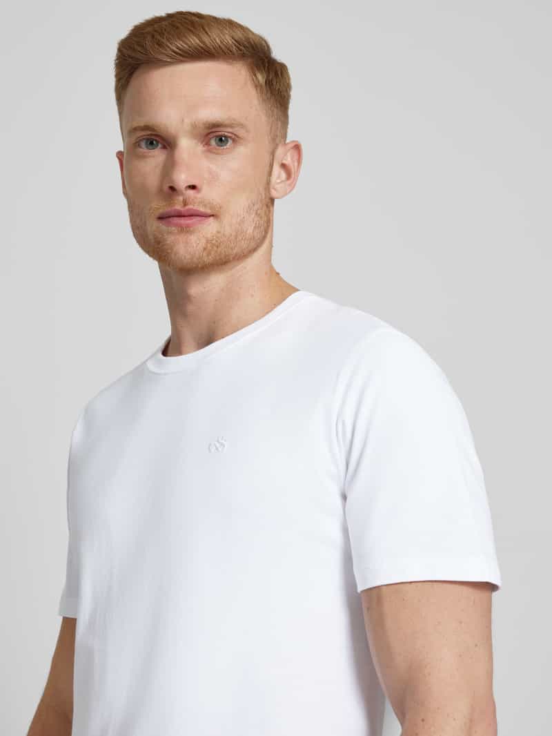 Scotch & Soda T-shirt met logostitching