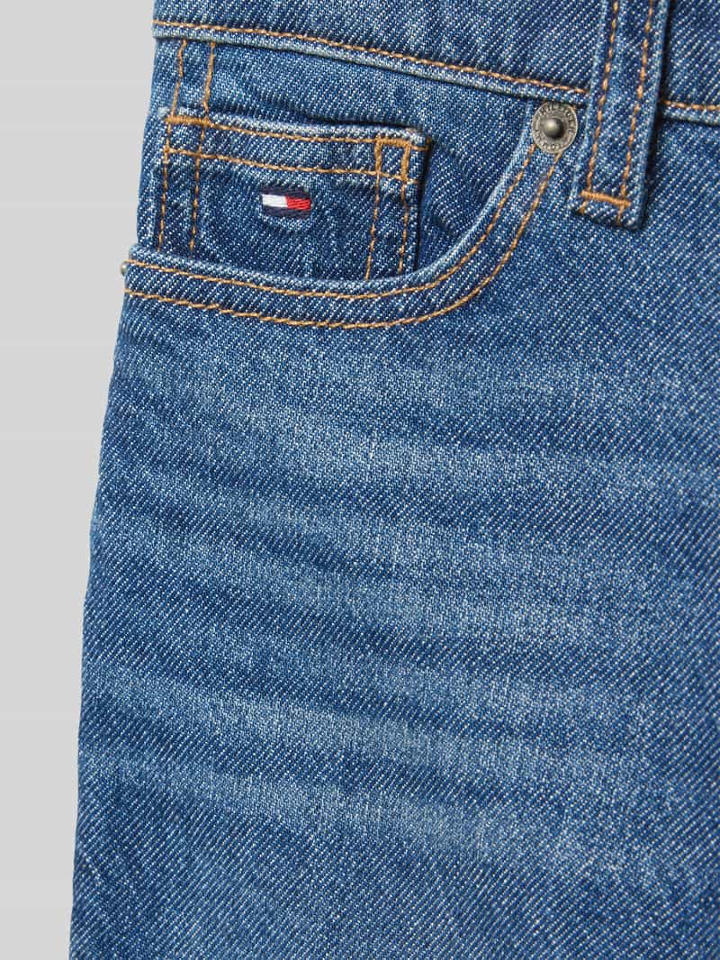 Tommy Hilfiger Kids Korte jeans met logostitching model 'SCANTON'