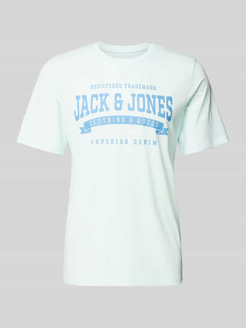 jack & jones T-shirt met labelprint