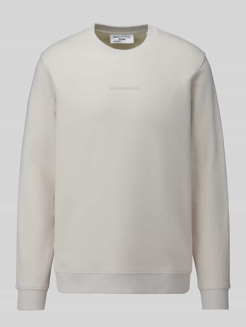 regular fit sweatshirt van puur katoen