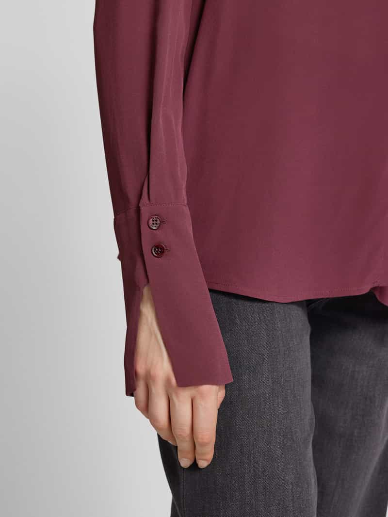 PATRIZIA PEPE Blouse van viscose met platte kraag