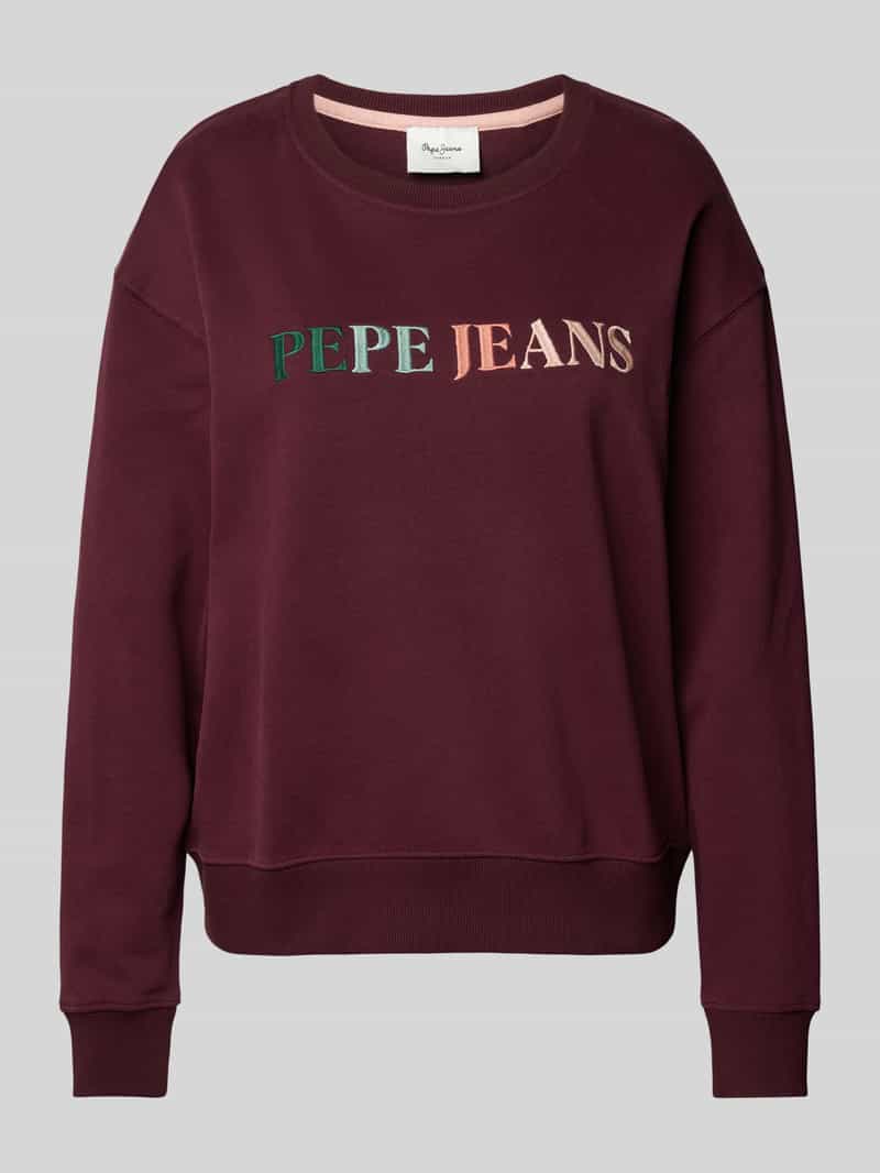 Pepe Jeans Sweatshirt met ronde hals model 'REAGAN'