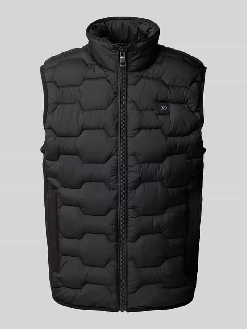 Tom Tailor Regular fit bodywarmer met opstaande kraag