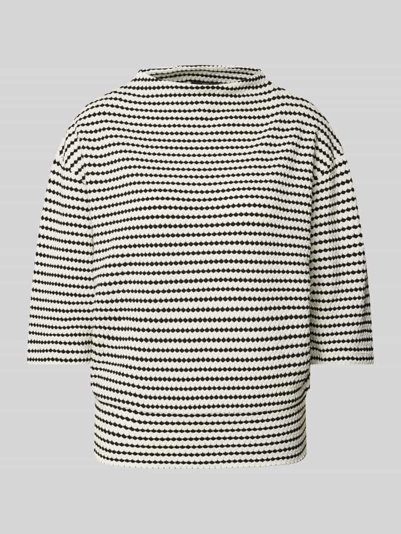 Zero T-shirt met viscose en 3 4-mouwen