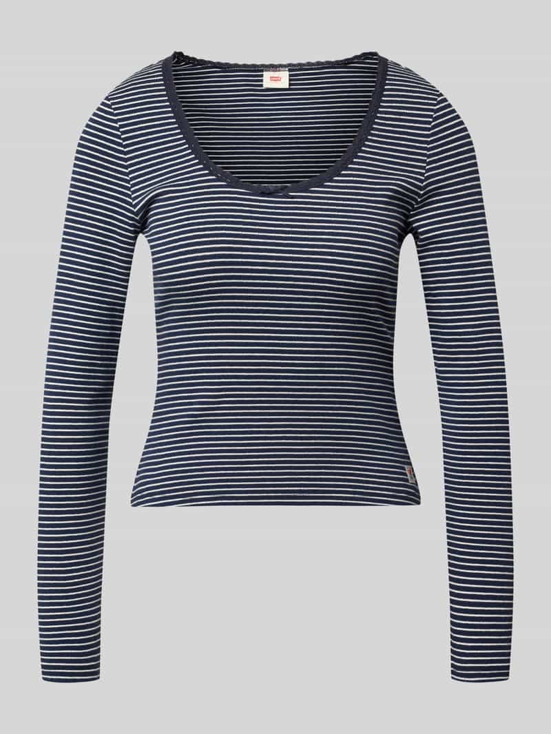 Levi's 300 Slim fit shirt met lange mouwen van katoenmix