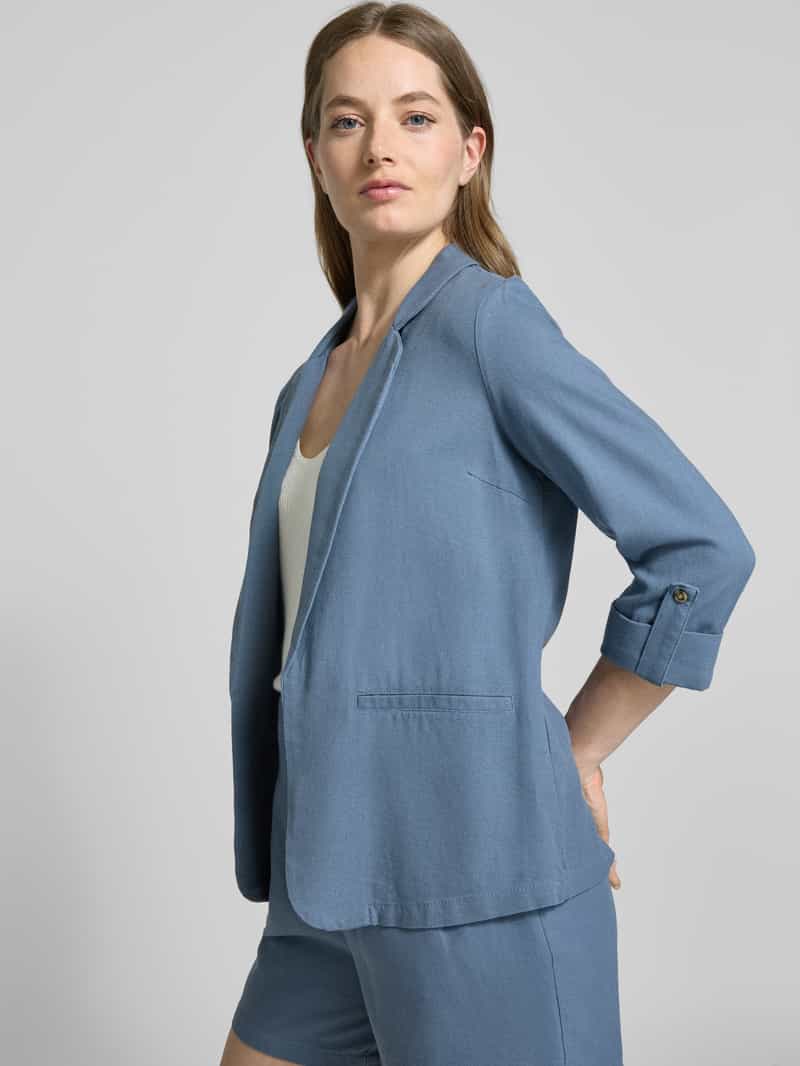 Vero Moda Regular fit korte blazer van een mix van viscose en linnen model 'JESMILO'