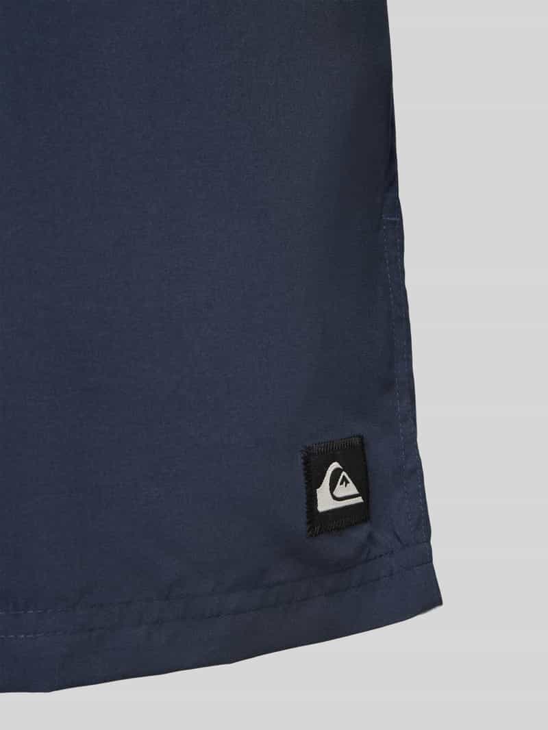 Quiksilver Zwembroek met labeldetail en elastische band