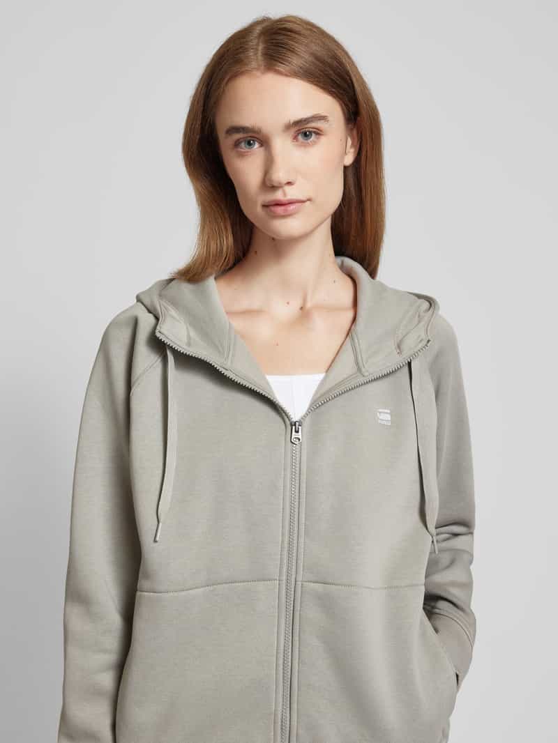 G-Star Raw Sweatjack met logostitching model 'Premium core 2.1'