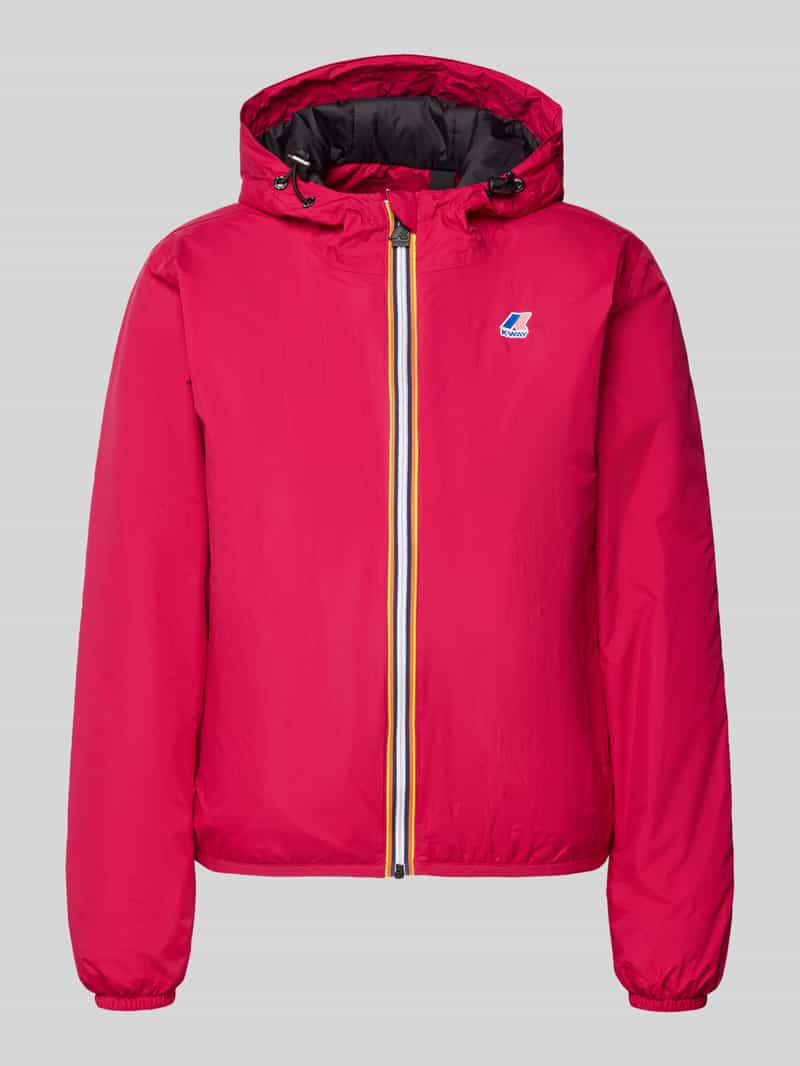 K-way Regular fit jack met logoprint model 'CLAUDETTE'