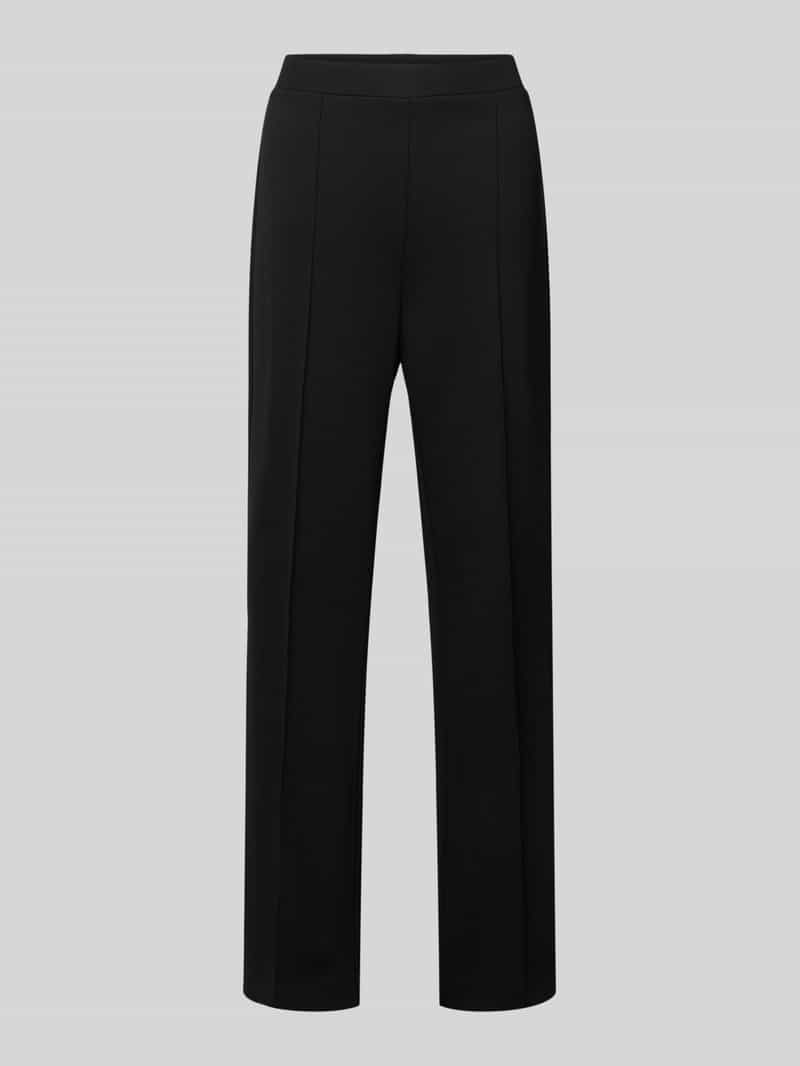 Someday Slim fit stoffen broek met vaste persplooien, model 'Curinna'